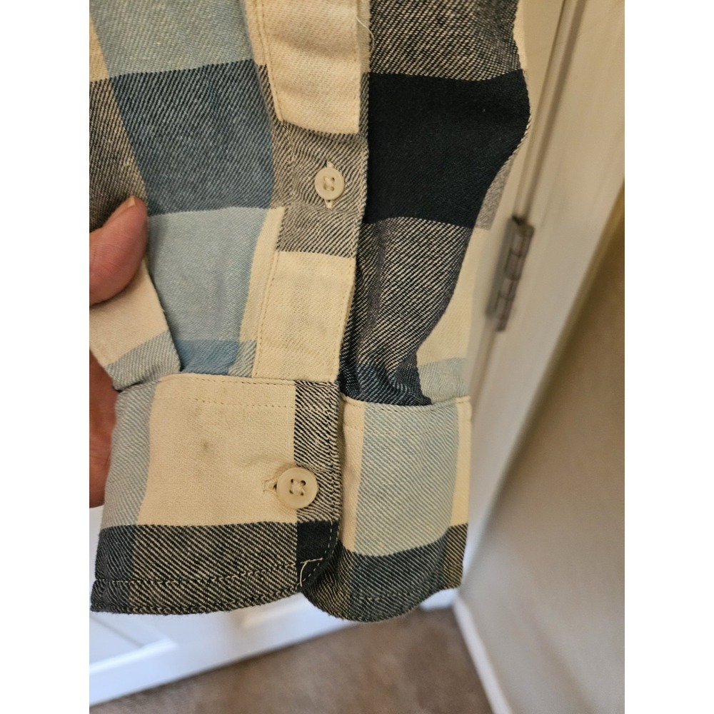 Urban Pipeline Men's Blue White Flannel Casual Button Up Long Sleeve Shirt, XXL - Picture 3 of 8